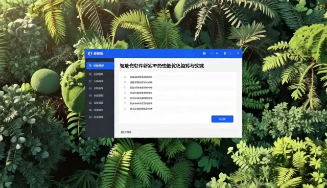 智能化软件研发中的性能优化趋势与实践